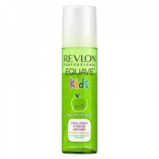 Acondicionador desenrredante Equave kids Apple 200ml Revlon unidad x unidad Desenreda y suaviza el cabello de los niños, dejando el pelo manejable, hidratado y con un delicado aroma a manzana, sin necesidad de enjuague.