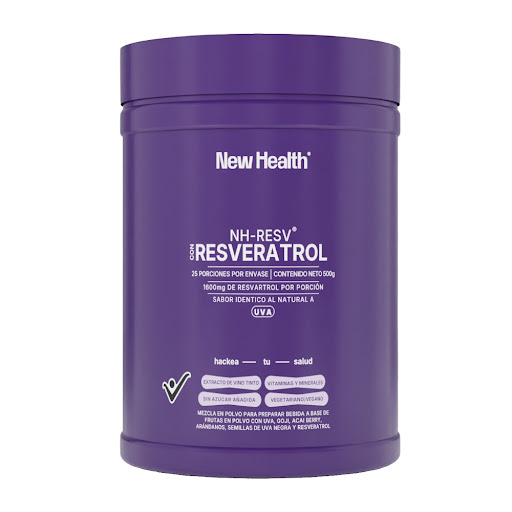 Resveratrol Newhealth Sabor Uva Tarro x 500 gr