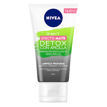 Mascarilla Nivea Efecto Mate 3 En 1 Detox X 150ml   