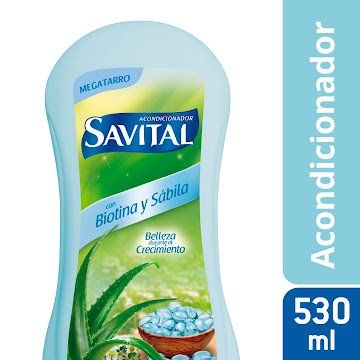 Acondicionador Savital Biotina Y Sábila Extrafamiliar x 530 ml  