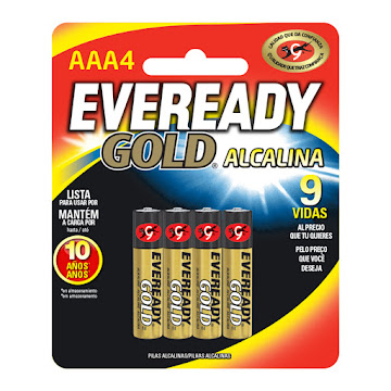 Pila Eveready Gold Aaa x 4 und  