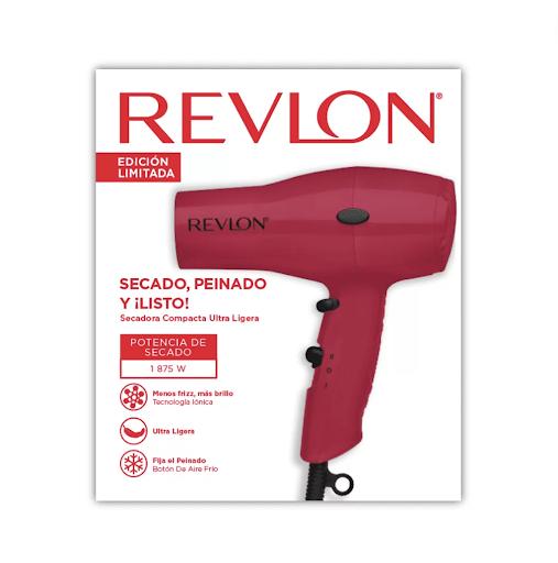Secador Compacto Revlon Essentials REVLON Caja x 1 Ligero, práctico y eficiente. Ofrece secado rápido con calor uniforme y boquilla concentradora para un peinado preciso. Perfecto para uso diario o para llevar de viaje.