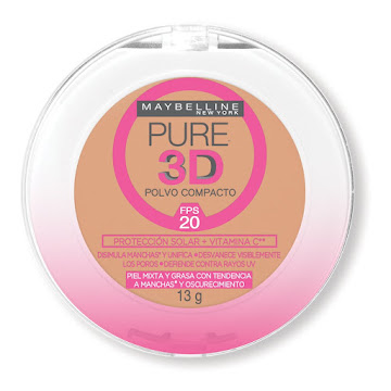 Polvo Maybelline Pure 3d Fps 20 Tono 220 x 9 gr x 1 und  