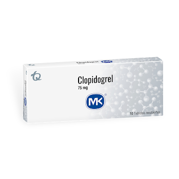Clopidogrel MK 75 mg Caja x 10 Tabletas  
