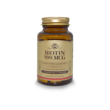Suplemento Dietario   Solgar Biotin 900 mcg Frasco x 100 Cápsulas  