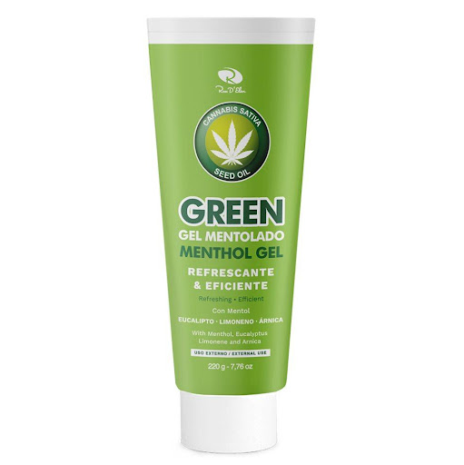 Green Gel Mentolado x 200 gr Green 220 Gr x 1 Ayuda a calmar los dolores musculares y articulares, acelera el proceso de recuperación del músculo, alivia el malestar muscular, previene, cuida y relaja el musculo.
Modo de uso, posología o indicaci