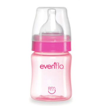 Solo Online Biberon Evenflo Cuello   Ancho Color Rosado 5 Oz 