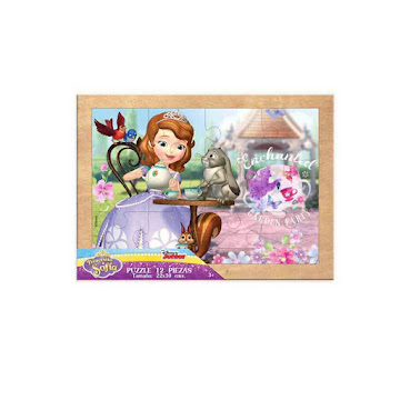 Solo Online Rompecabezas Princesita   Sofia  12 Piezas 