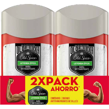 //OFERTA DESODORANTES OLD SPICE LEYENDA EPICA BARRA X 2UNDS               