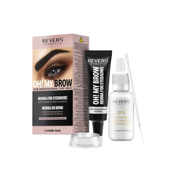 Tinte Cejas Henna Pro Color Revers Negro x 30 ml  