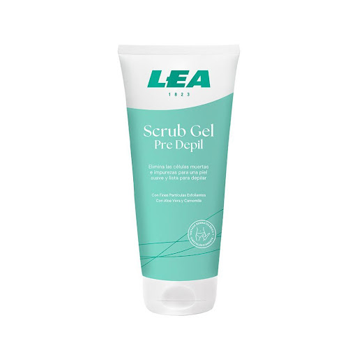LEA Gel Exfoliante Pre Depilación 200 ml LEA Frasco x 1 Este Gel Scrub PRE DEPIL  exfolia suave pero eficazmente, gracias a sus finas partículas naturales que eliminan las células muertas e impurezas, ayudando a prevenir la aparición de vello enquistado, y