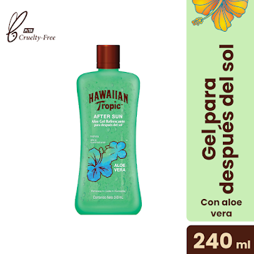 Gel After Sun Hawaiian   Tropic Con Aloe Vera x 240ml  