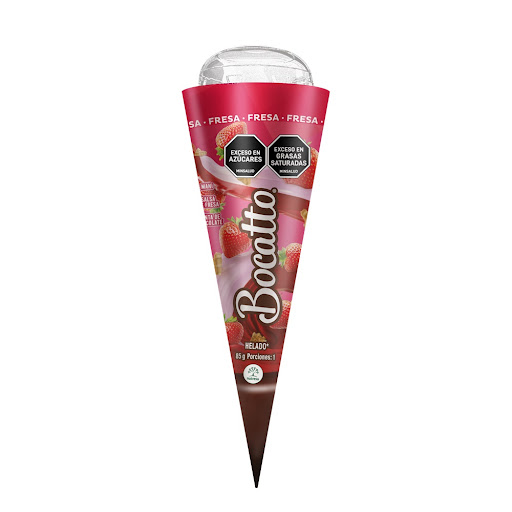 Helado Crem Helado Bocatto Fresas x 88 gr