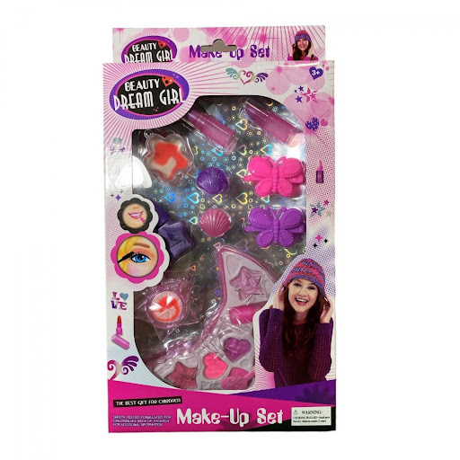 Maquillaje Luna Mediana Dream Girl Caja Plasticos Asociados  x 1 Este set de maquillaje es perfecto para que los niños exploren su creatividad y experimenten con diferentes estilos en el juego imaginativo. Con una fórmula certificada por INVIMA, garantiza una exper