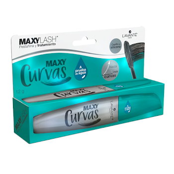 Pestañina Maxylash Maxy Curvas Water Proof x 12 gr  