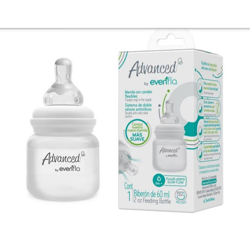 Biberon Cuello Estándar 2 Onzas  Advanced - Evenflo EVENFLO UNIDAD x 1 UND 