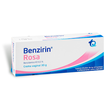 **Benzirin Rosa 0.5% Crema Tubo x30g TQ Bencidamina HCI                   