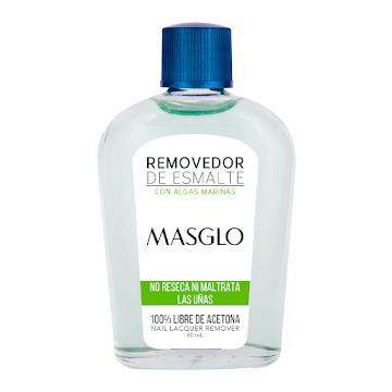 Quitaesmalte Removedor Masglo Belleza Profesional Esmalte Algas Marinas x 60 ml  
