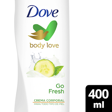 Crema Dove Corporal Nutrición gr o Fresh Deep Care Complex Normal x 400 ml  