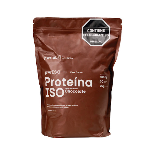 Proteína Iso Pwrlab Sabor Chocolate Bolsa x 1050 gr