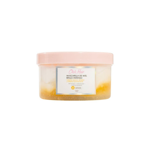Mascarilla De Miel Brillo Intenso X 300 ML Click Hair Caja x 1 Tratamiento intensivo de miel de abejas, blend de reparación profunda que da ultrabrillo y restaura cabellos secos, dañados y tratados químicamente.


INGREDIENTES:
Miel de Abejas
Aceite de Argán
A
