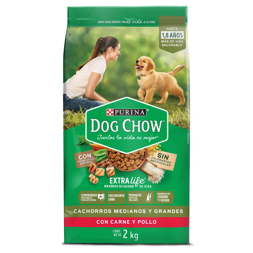 Comida Para Mascotas Dog Chow Cachorros Cachorros x 2 kg