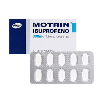 Motrin Ibuprofeno 800 mg Pfizer Fracción Blíster x 10 Tabletas  