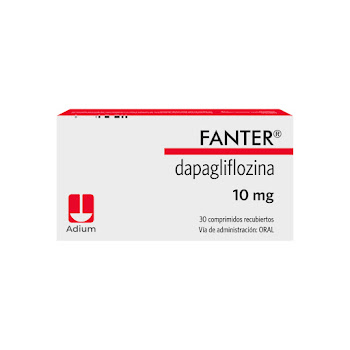 Fanter Dapaglifozina 10mg Adium Caja x 30 Tabletas  