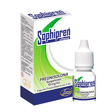Sophipren Ofteno Prednisolona 1% Sophia Frasco x 5 ml  