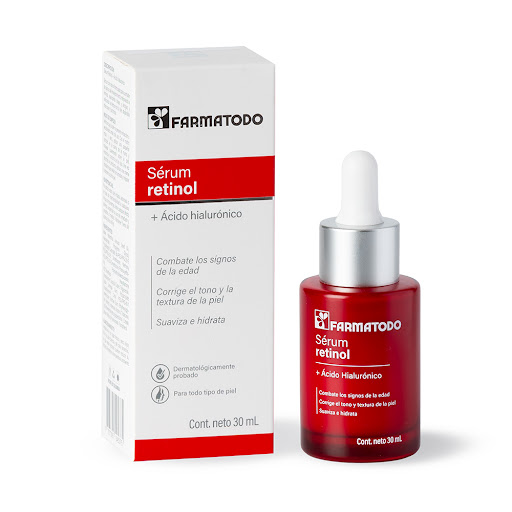 Serum Farmatodo Con Retinol + Acido Hialuronico x 30 ml