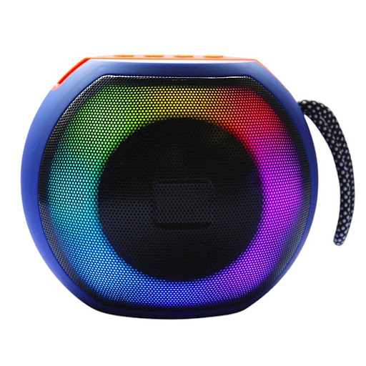 Parlante Bluetooth Portatil Con Luces LED Multicolor UNIMARC Unidad x 1 Disfruta de tus canciones favoritas con este innovador parlante portátil con luces LED multicolor. Diseñado para ofrecer un sonido potente y claro, es perfecto para tus reuniones, salidas al aire libr