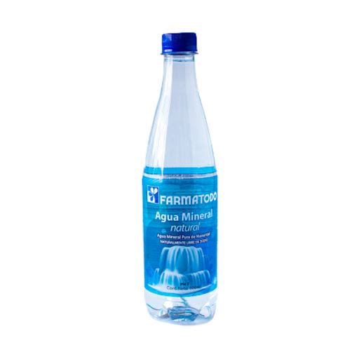 Agua Manantial 100% Mineral Natural Farmatodo x 600 ml