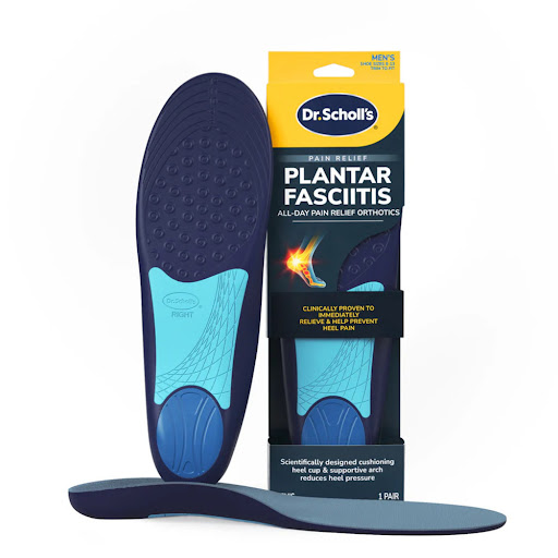 Plantillas Dr. Scholls Para Fascitis Plantar Hombre Caja x 1 Par