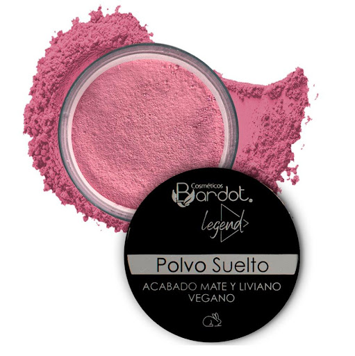 POLVO FACIAL SUELTO BARDOT 22 GR x 1 POLVO FACIAL SUELTO PINK TRASLUCIDO