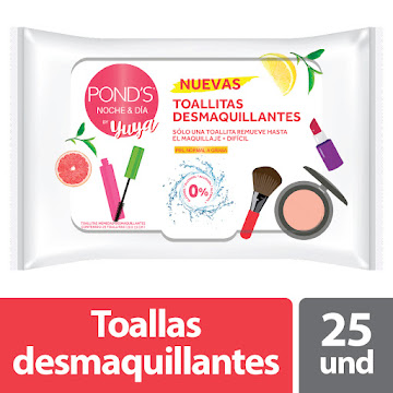 Toallas Desmaquillantes Ponds Yuya x25und   