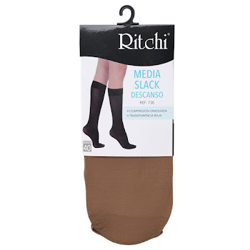 Medias Ritchi Slack Descanso Única Brown x 1 und  