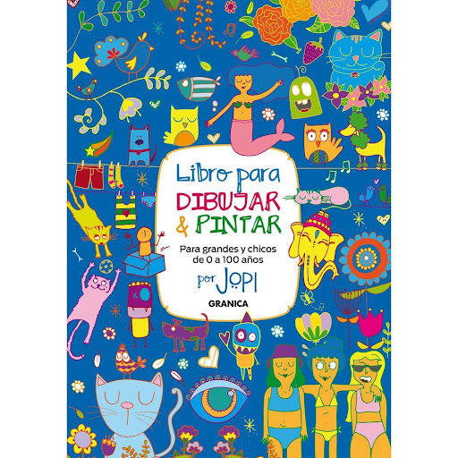 Libro Para Dibujar Y Pintar. Para Grandes Y Chicos Granica Libro x 1.0 LIBRO PARA DIBUJAR Y PINTAR. GRANDES-CHICOS   Jopi dibuja y ahora te invita a dibujar con ella. Para eso ideó este cuaderno de imágenes donde sus dibujos quieren convivir con los tuyos. Y para ello te