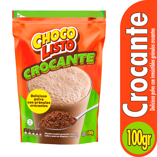 Leche Achocolatada Chocolisto Polvo Crocante x 100 gr