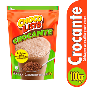 Leche Achocolatada Chocolisto Polvo Crocante x 100 gr  
