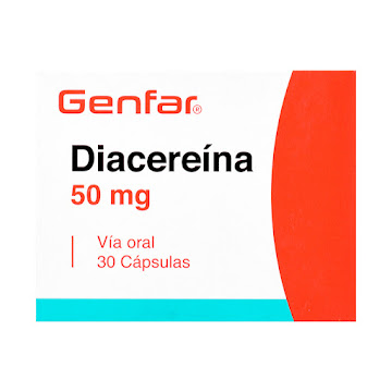 Diacereína 50 mg Genfar Caja x 30 Cápsulas  