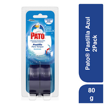 DESINFECTANTE PATO PASTILLA  FRAGANCIA MARINA X40G.X2UND.               