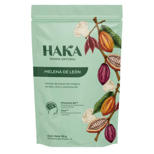 Mezcla de cacao con Melena de León Haka Polvo x 120 gr 