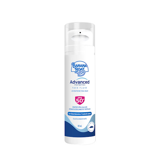Protector Solar Banana Boat Loción Face Fluid Fps 50  Frasco x 50 ml
