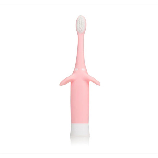 Cepillo de Dientes Elefante Rosado Dr Browns Cepillo x 1 Cepillo de dientes para bebés en una divertida forma de Elefante, ideal para cepillar los dientes de los pequeños de la manera más fácil y cómoda. Ayuda a establecer buenos hábitos de higiene bucal qu