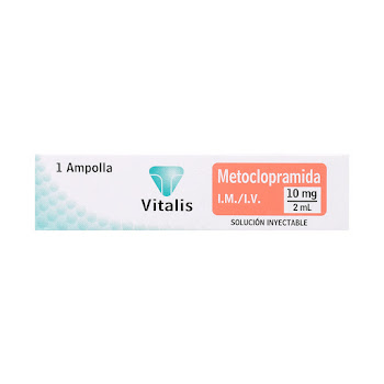 Metoclopramida 10mg/2ml Vitalis Caja x 1 Ampolla  