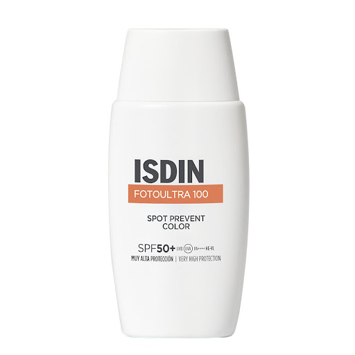 Protector Solar Isdin Fotoultra 100 Spot Prevent Color Spf50 Frasco x 50 ml