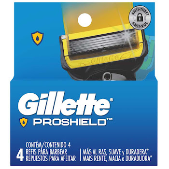 Repuestos Cuchilla de Afeitar Hombre Gillette Proshield Caja x 4 und  