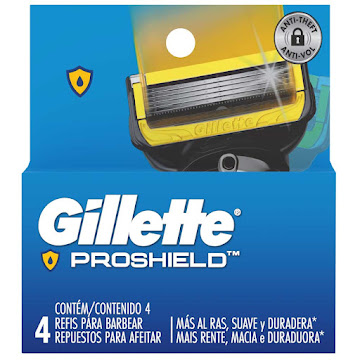 Repuestos Cuchilla de Afeitar Hombre Gillette Proshield Caja x 4 und  