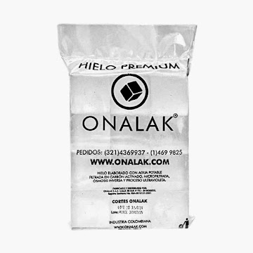 Hielo Premium Onalak   Cubo 5x5 x 1.25 kg 