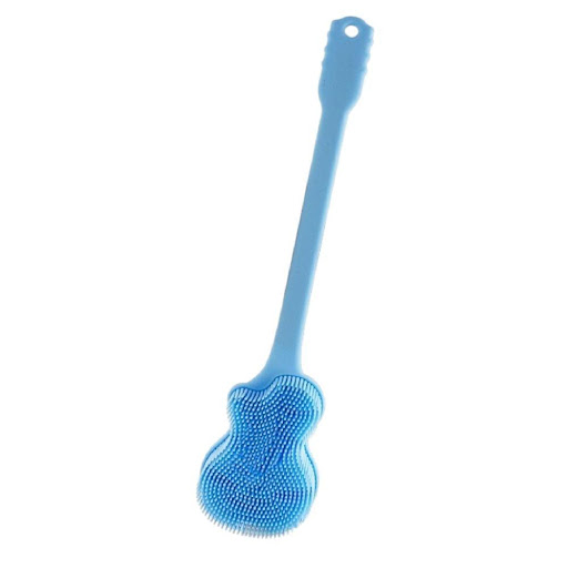 Cepillo Ducha Espalda Silicona Suave Para Masaje Y Limpieza GENERICO Unidad x 1 Disfruta una experiencia de baño más cómoda, higiénica y relajante con este cepillo exfoliante de silicona con mango largo. Su diseño flexible con doble textura permite limpiar en profundidad zonas de